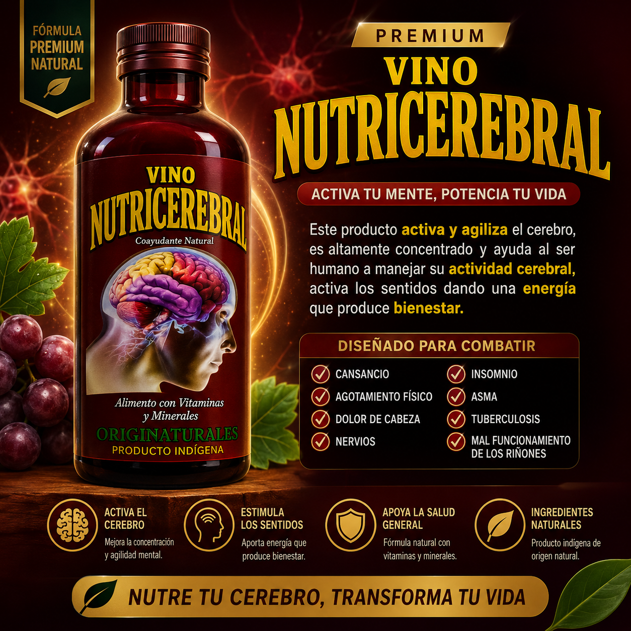 Vino Nutricerebral Mafloz